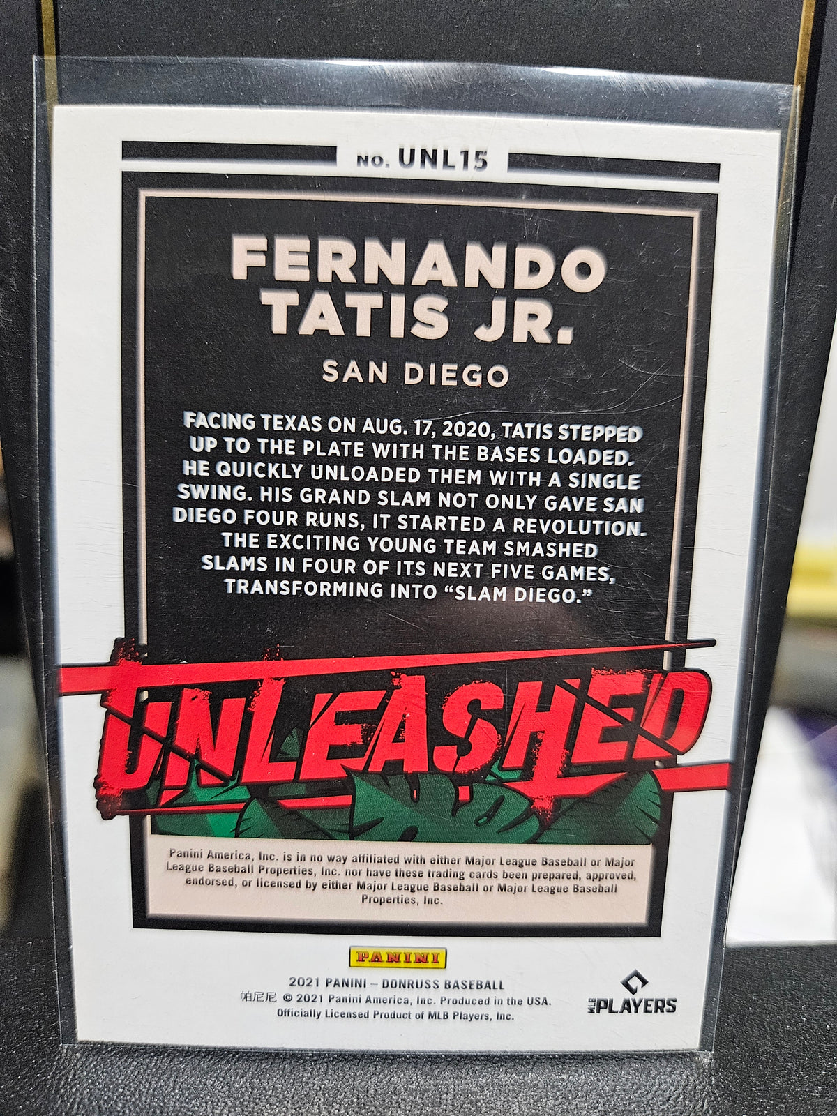 2021 Fernando Tatis Jr. Unleashed