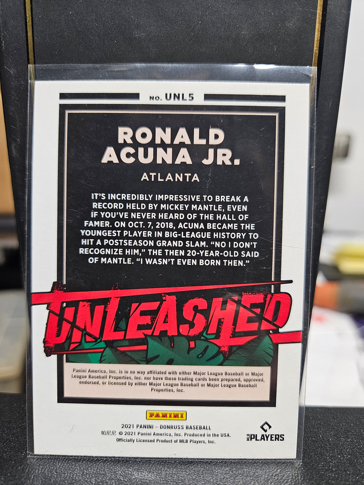 2021 Ronald Acuna Jr Unleashed