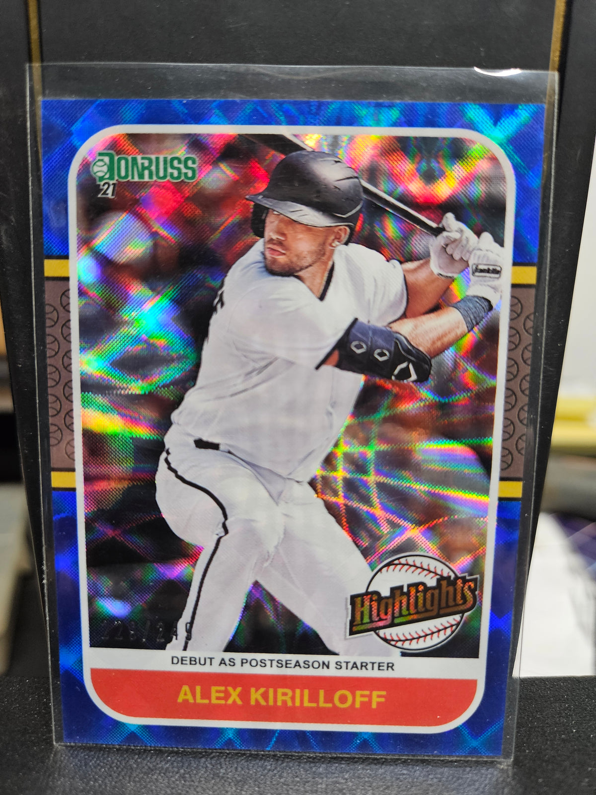 2021 Blue Parallel Numbered Alex Kirilloff