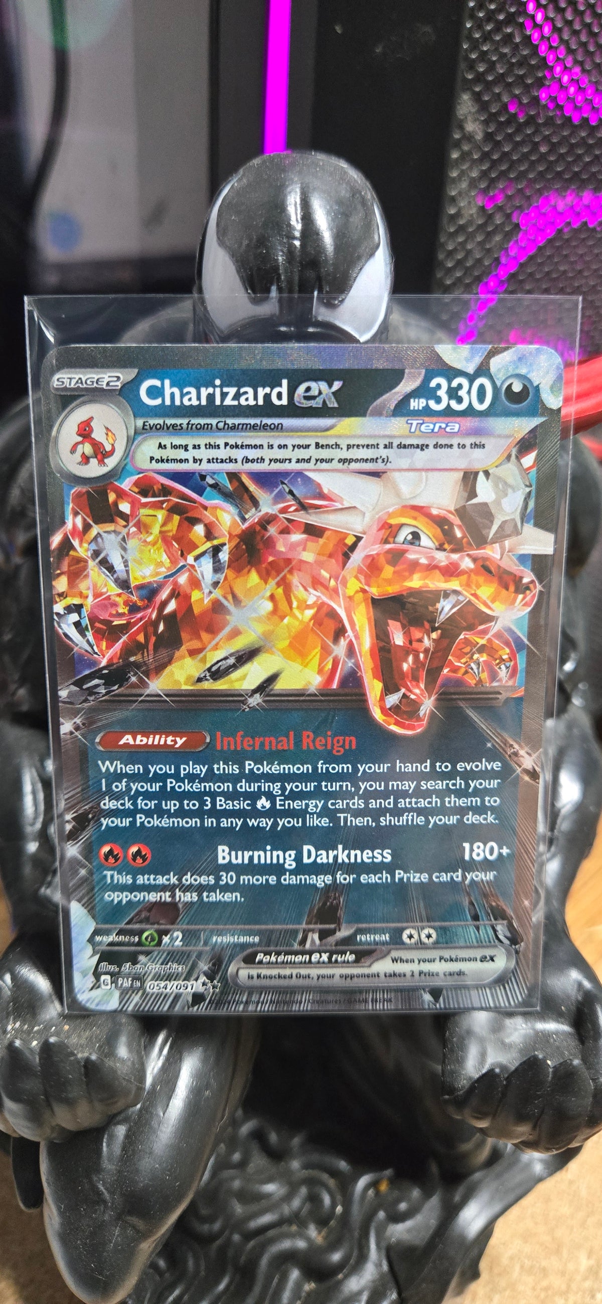 Charizard EX 054/091 paldean fates