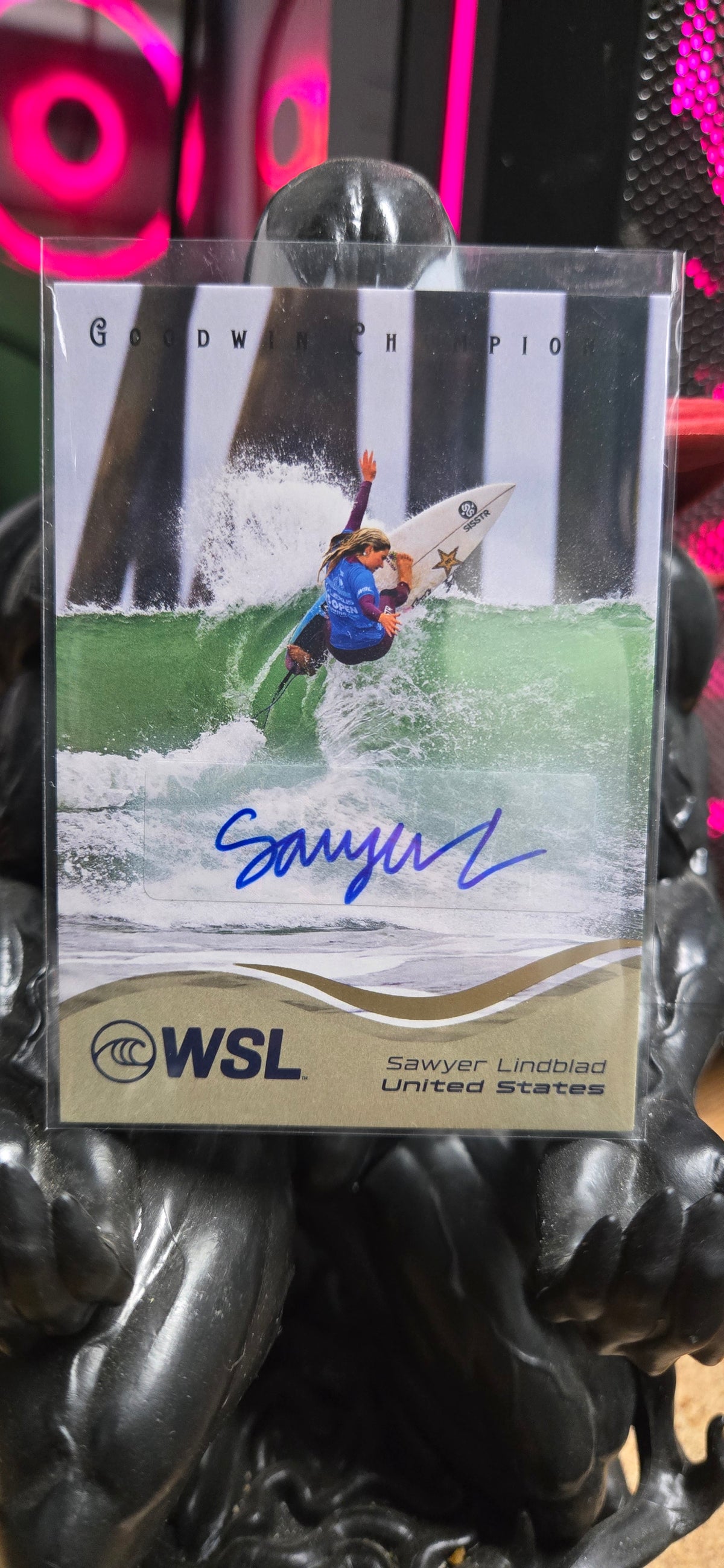 Autographed Sawyer Lindblad WSL