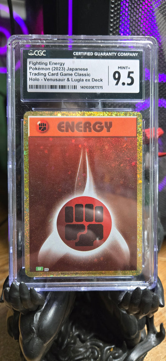 9.5 mint+ Japanese Fighting energy from EX deck